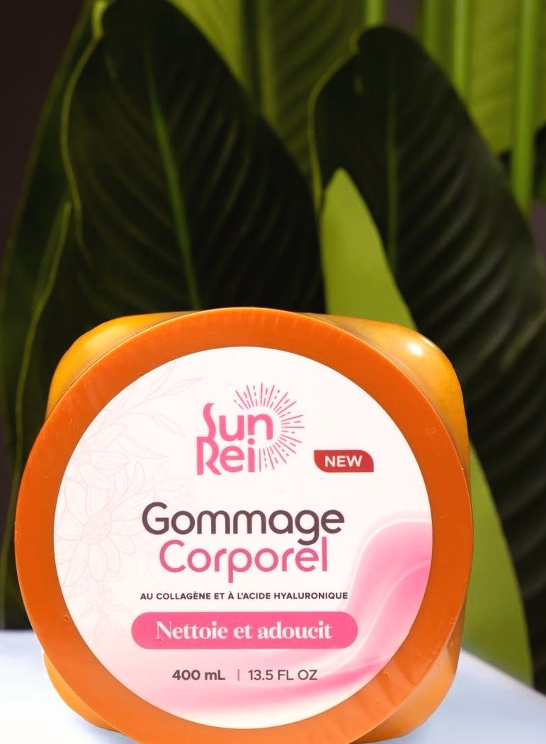 Gommage Corporel SUNREI au collagène et à l'acide hyaluronique, 400 mL